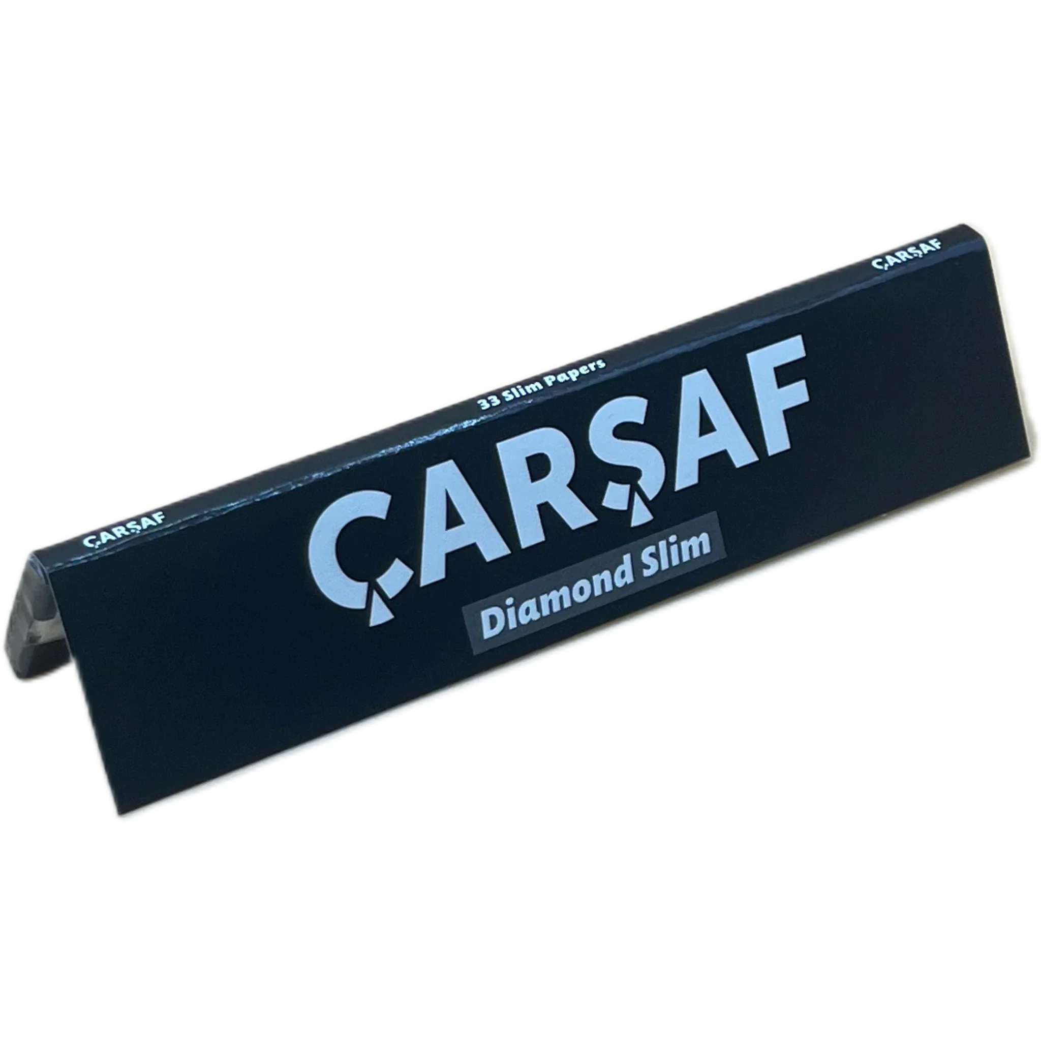 Carsaf Diamond Slim Papers – 50 Stück | Dünne Zigarettenblättchen im Slim-Format für ein sanftes und gleichmäßiges Abbrennen