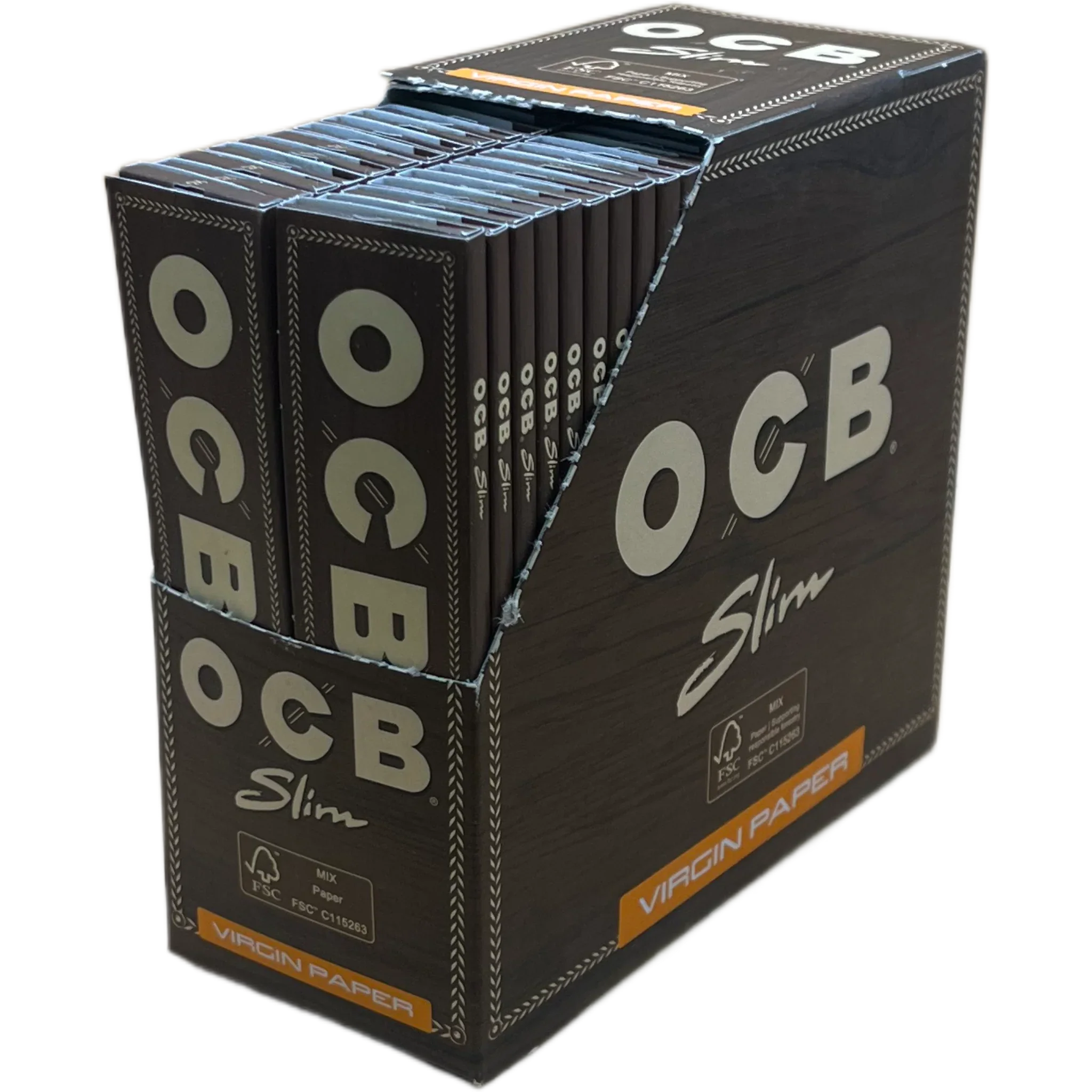 OCB Virgin Paper Slim | Virgin Zigarettenblättchen im Slim-Format für ein puristisches Raucherlebnis.