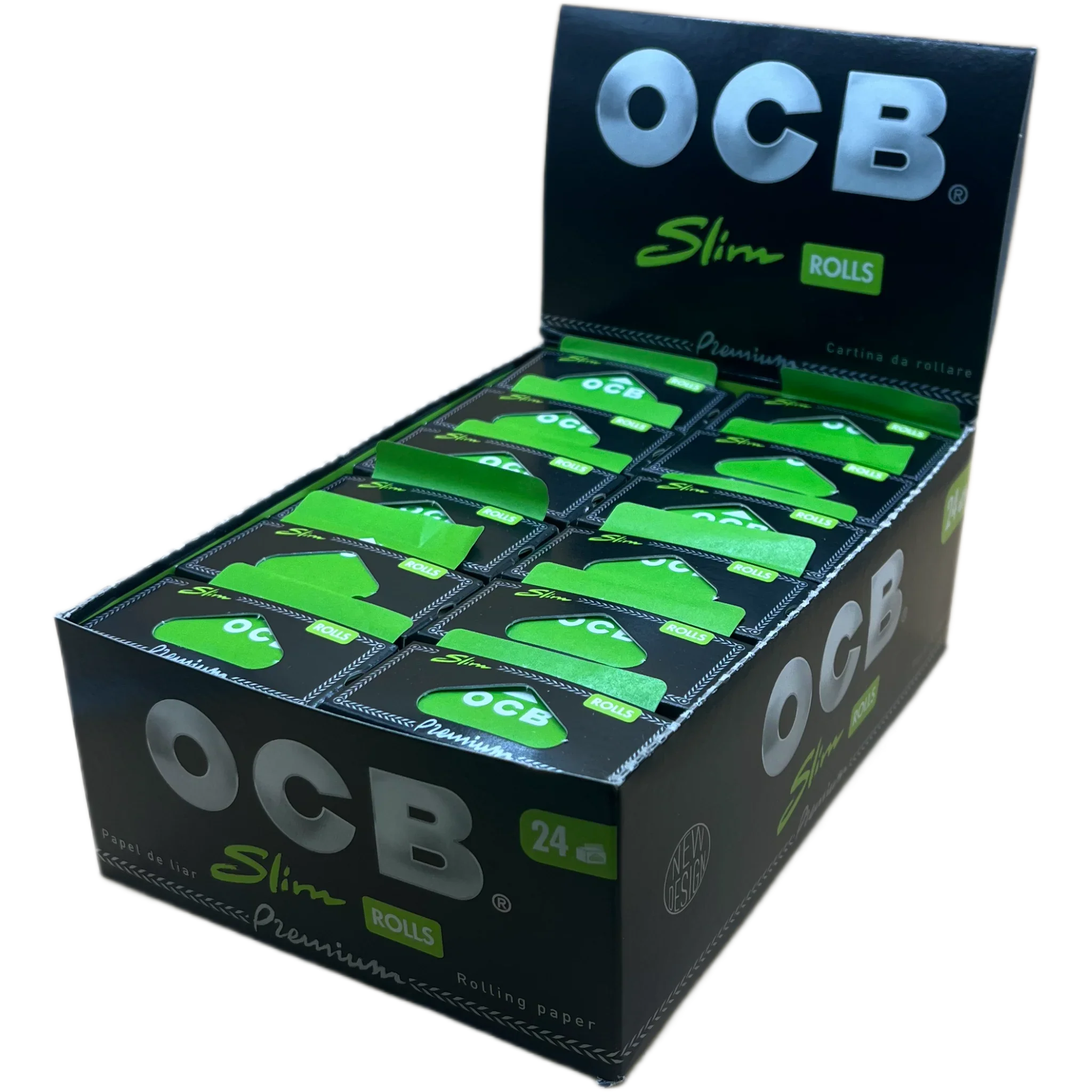 OCB Slim Rolls Premium | Zigarettenrollen im Premium-Slim-Format für eine individuell angepasste Zigarettenlänge.