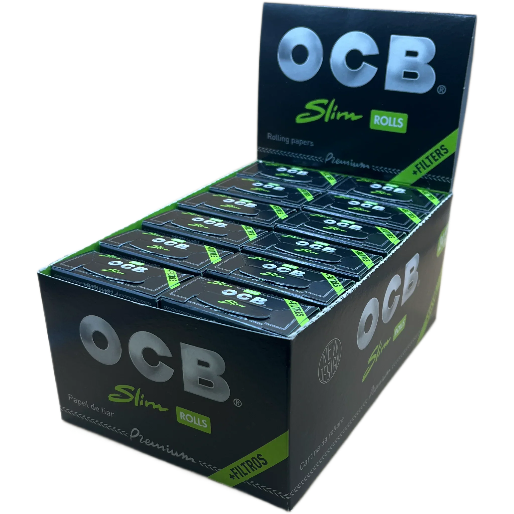 OCB Slim Rolls Premium + Filters | Zigarettenrollen im Slim-Format mit Filtern für eine personalisierte und sanfte Raucherfahrung.