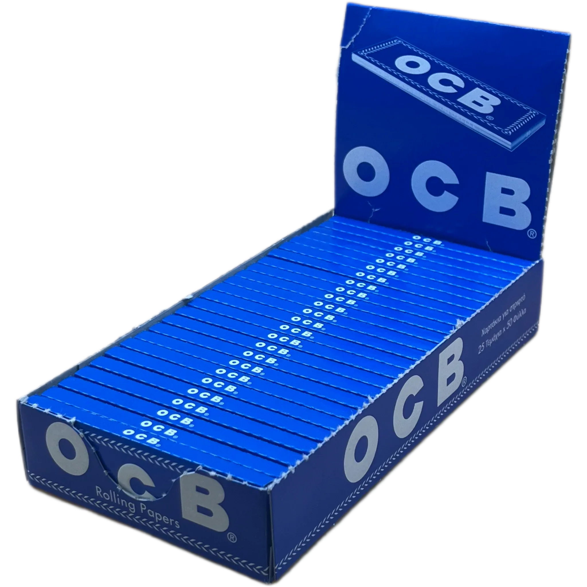 OCB Blau Regular | Klassische Zigarettenblättchen im Regular-Format für traditionelles Rauchen.